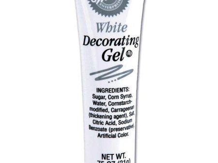 WILTON - White Decorating Gel Tube - 0.75 oz. (21 g) Online Hot Sale