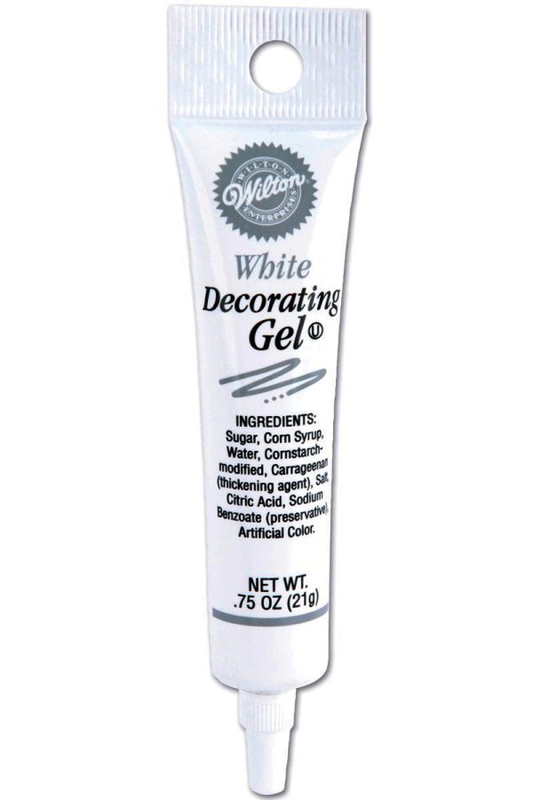 WILTON - White Decorating Gel Tube - 0.75 oz. (21 g) Online Hot Sale