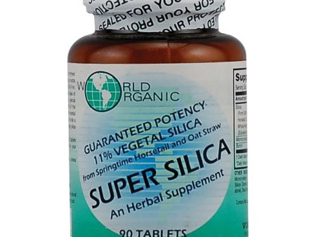 WORLD ORGANIC - Super Silica - 90 Tablets Fashion