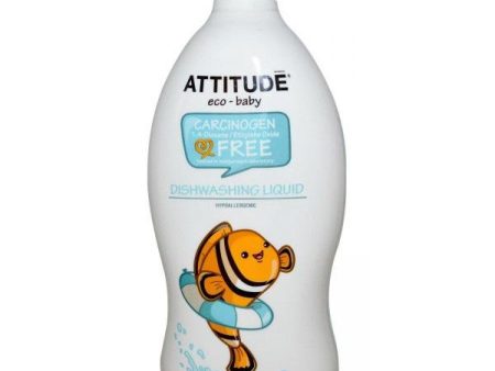 ATTITUDE - Little Ones Dishwashing Liquid Fragrance-Free - 23.7 fl. oz. (700 ml) Online Hot Sale