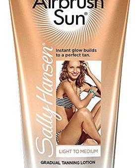 SALLY HANSEN - Airbrush Sun Gradual Tanning Lotion Light to Medium - 6 fl. oz. (177 ml) on Sale