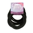 GOODY - X-Long X-Thick Elastics Black - 10 Count Hot on Sale