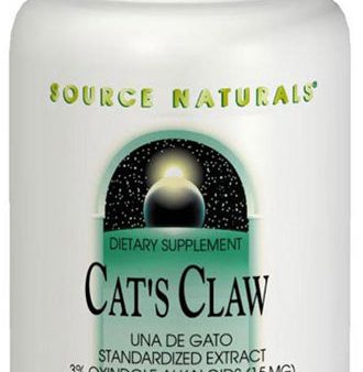 SOURCE NATURALS - Cat s Claw (Una de Gato) 500 mg - 60 Tablets Online Hot Sale