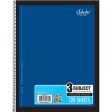 iSCHOLAR - 3-Subject Wirebound Notebook College Ruled, 10.5  x 8  - 120 Sheets on Sale