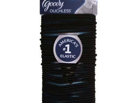 GOODY - Ouchless No Metal Elastics Large Thin Black 2 mm - 50 Count Online now