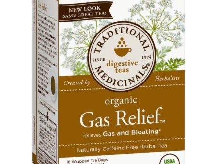 TRADITIONAL MEDICINALS - Gas Relief Tea - 16 Tea Bags Cheap