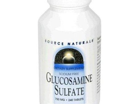 SOURCE NATURALS - Glucosamine Sulfate 750 mg - 240 Tablets Cheap