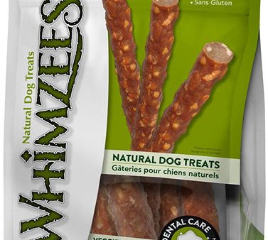 WHIMZEES - Veggie Sausage Dental Dog Treats Large 7 Pieces - 14.8 oz. (420 g) Online now