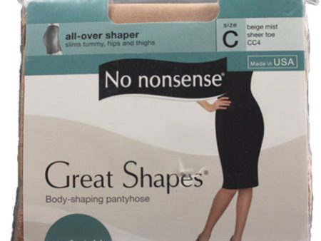 NO NONSENSE - Body Shaping Pantyhose Almost Black Size C - 1 Pair For Cheap