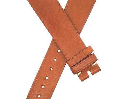 Chopard 19mm x 16mm Brown Genuine Leather Men s Watch Band Strap Online Hot Sale