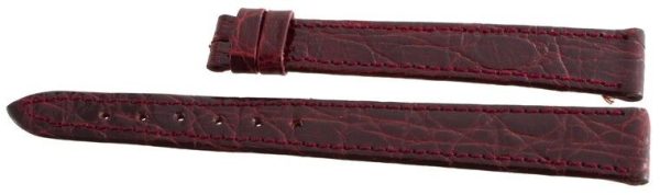 Genuine Universal Geneve NOS 13mm x 11mm Dark Burgundy Leather Watch Band Strap Online Sale