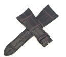 Bvlgari Men s 30mm x 20mm Dark Brown Genuine Leather Watch Band 100170262 Cheap