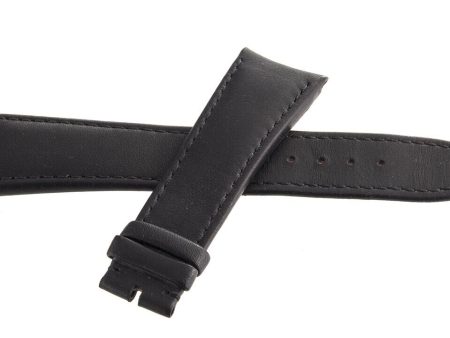 Raymond Weil Men s 22mm x 18mm Black Leather Watch Band V1.18 Sale