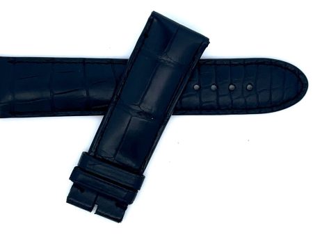 Montblanc Men s 21mm x 20mm Black Alligator Leather Watch Band FSK For Sale