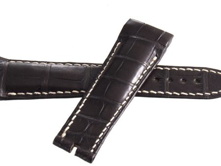 Breguet 22mm x 18mm Dark Brown Alligator Leather Watch Band Strap IAE For Cheap