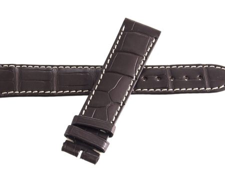 Genuine Longines 20mm x 18mm Brown Alligator Leather Watch Band L682110306 For Cheap