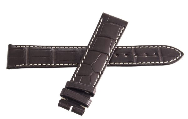 Genuine Longines 20mm x 18mm Brown Alligator Leather Watch Band L682110306 For Cheap