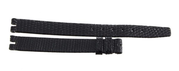 Girard Perregaux 11mm x 10mm Black Lizard Leather Watch Band For Discount