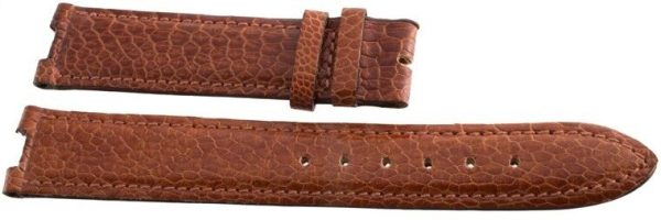 Genuine Ulysse Nardin NOS 18x16mm Brown Alligator Leather Watch Band Strap on Sale