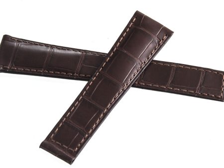 New Men s TAG Heuer 20mm x 16mm Brown Leather Watch Band Strap For Discount