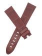 Montblanc Men s 22mm x 20mm Brown Alligator Leather Watch Band Strap FSK For Cheap