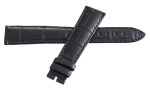 Genuine Chopard 20mm x 16mm Black Alligator Watch Band Strap 080 B0200-0390 Fashion