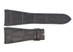 Bvlgari Men s 30mm x 20mm Dark Brown Genuine Leather Watch Band 100170262 Cheap