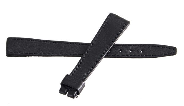 Girard Perregaux 14mm x 12mm Black Leather Watch Band For Cheap