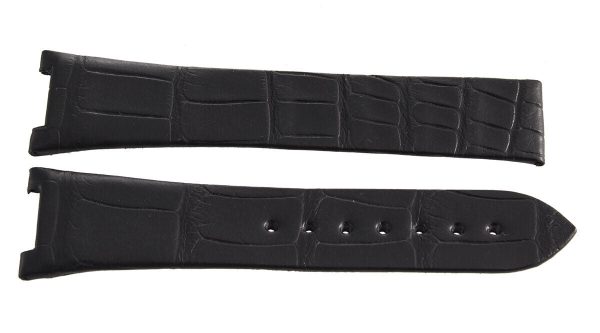 Omega 24mm x 18mm Black Leather Watch Band Strap CUZ010728 JJB Online Hot Sale