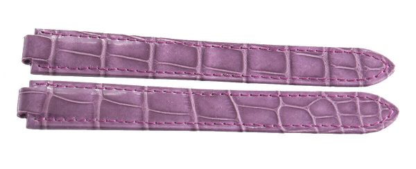 Cartier Paris 9mm Shiny Purple Genuine Alligator Leather Band KD4N2S31 CYC For Sale