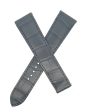 Cartier 21mm x 18mm Gray Matt Leather Watch Band Strap KDAQM18 For Discount